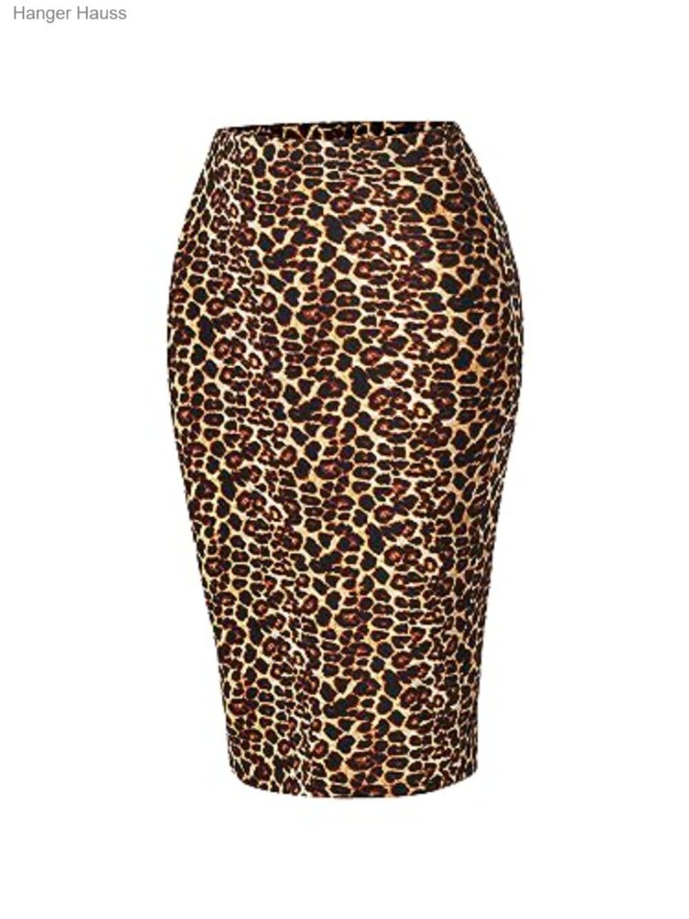 Women's Floral Midi Pencil Skirt High Waisted Stretchy Bodycon Work Skirt